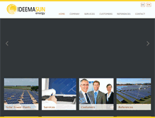 Tablet Screenshot of ideemasun.com